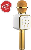 Sendo Karaoke Microfoon - Karaoke Set - Draadloos - Bluetooth  - Magische Stemvervormer - Voor de gezelligste feestjes - Goud