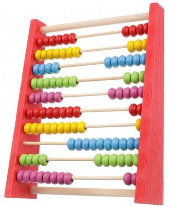 Boulier Règle à Calcul en Bois Boulier Enfant Montessori Abacus