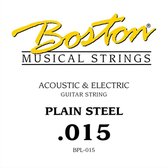 Snaar elektrische/akoestische gitaar Boston BPL-015 Steel .015