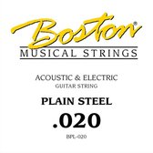 Snaar elektrische/akoestische gitaar Boston BPL-020 Steel .020