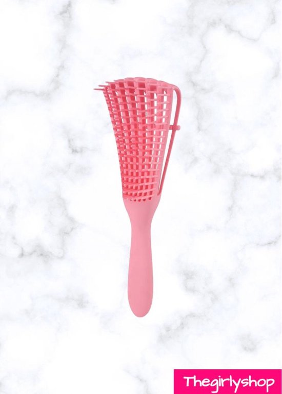 RozeAntiklit Haarborstel Detangling Brush PINK Hairbrush