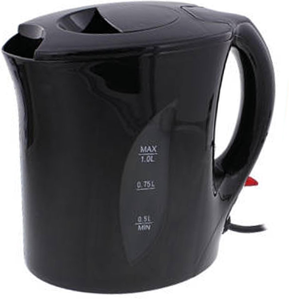 H&E waterkoker 1200 watt 1 liter zwart