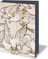 Kaartenmapje met env, klein: Peace Doves, Peace Palace