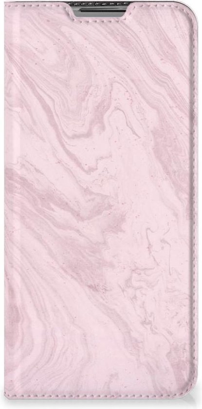 Etui à OPPO A73 5G Smart Cover Marble Pink