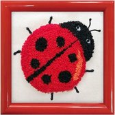 PE1.005 Small Punch met frame rood Ladybird