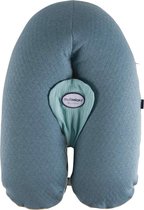 Candide - Multifunctioneel moederschap- en borstvoedingskussen (3+1) - jersey groen - Multirelax