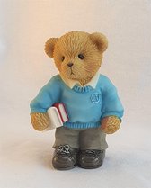 Enesco Cherished Teddies Vintage British Schoolboy Britse Leerling beeldje beer decoratief verzameling woonkamer