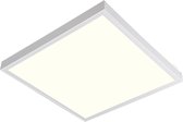 LED Paneel - Igan Clena - 60x60 Natuurlijk Wit 4000K - 40W Opbouw Vierkant - Mat Wit - Flikkervrij