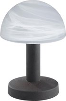 LED Tafellamp - Tafelverlichting - Nitron Funki - E14 Fitting - Rond - Roestkleur - Aluminium