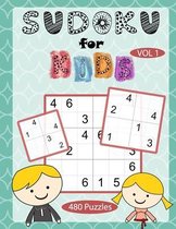 Sudoku 6x6: Sudoku for Kids: 6x6 Easy 100 Puzzles Games Book with Solution  for Beginners Vol.2 Space Themed, Kids Ages 6-10 (Paperback)