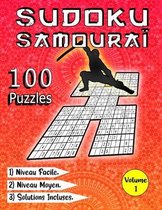 samurai sudoku puzzle livre de jeux adulte: Sudoku Puzzles faciles
