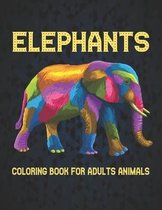 Elephants Coloring Book for Adults Animals