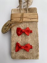 Haarclipje Haarspeldje Haaraccessoire Rood Strikje Baby Meisje - Goedkoop - Gratis verzending