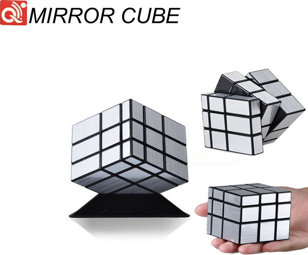 Cube miroir Cube casse t te 3x3x3 QiYi cube Silver Edition