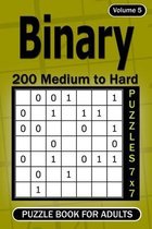 Binary puzzle books for Adults: 200 Medium to Hard Puzzles 7x7 (Volume 5)