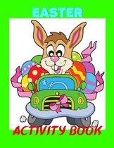Easter Activity Book: Happy Easter Coloring Book For Adults(Easter Color By Number)