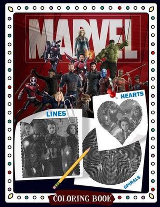 Marvel Lines Spirals Heart Coloring Book, Kenneth Boyles