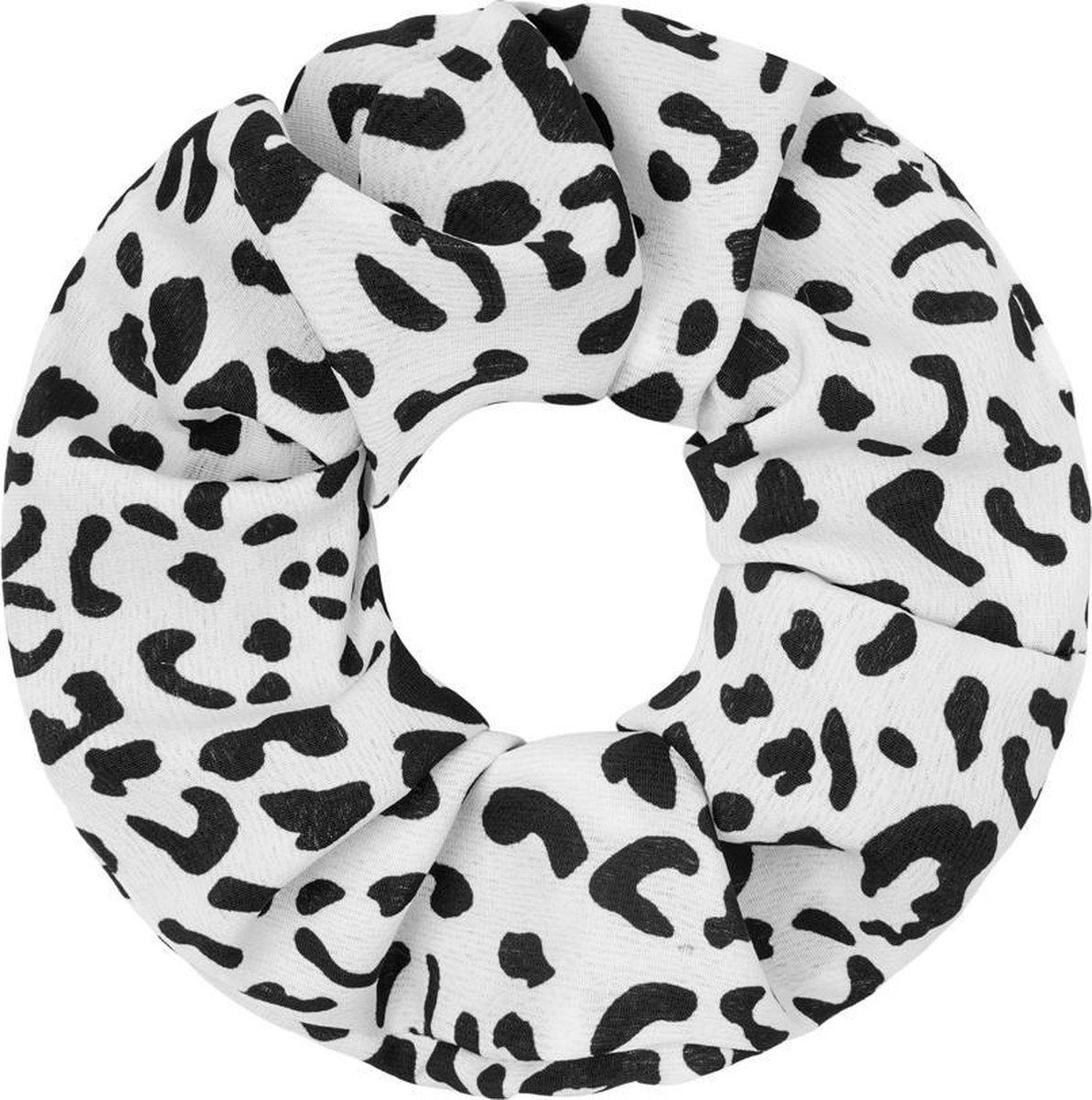 Scrunchie Diereprint Pastel | Wit Zwart