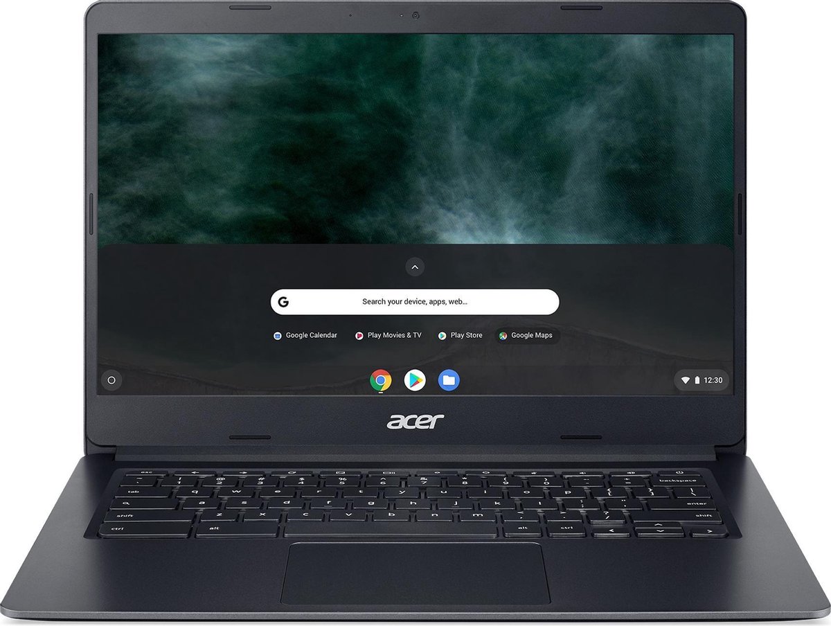 Acer Chromebook 314 C933T-P55U LPDDR4-SDRAM 35,6 cm (14") 1920 x 1080 Pixels Touchscreen Intel® Pentium® Silver 8 GB 64 GB eMMC Wi-Fi 5 (802.11ac) Chrome OS Zwart