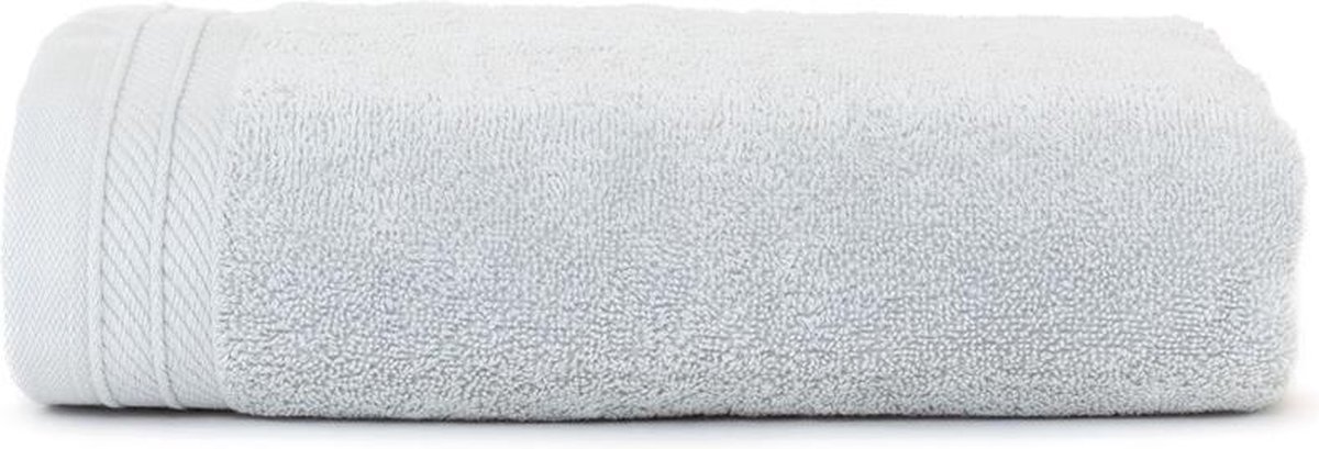The One Organic Badlakens Zilvergrijs 70x140cm 5 stuks