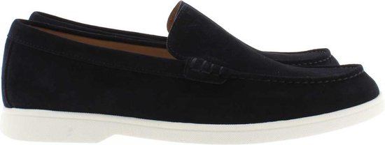 Boss Sienne Mocc Sd Instappers - Heren - Blauw - Maat 42 | bol.com