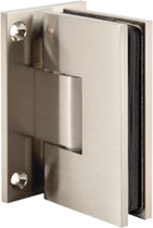 Douchedeurscharnier, Bohle Bilbao, glas/wand 90°, tweezijdige wandmontage, RVS