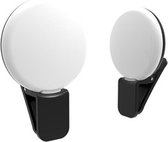 Selfie ring lamp - Mini ring light - Clip on - Smartphone, tablet, laptop - Thuiswerken, stream, tiktok, instagram