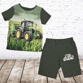 S&C Jongens kleding set trekker groen 769 - 98/104