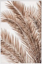 JUNIQE - Poster in kunststof lijst Palms Of Madeira 1 -60x90 /Bruin &