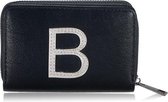 Mooie portemonnee - op de voorkant de letter B - met ritssluiting - voorzien van 7 vakjes - afmeting 13cm x 9 cm