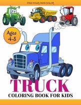 Truck Coloring Book For kids