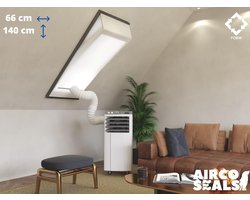 FDBW FK08 - Airco Raamafdichtingskit - 66 x 140 cm - Geschikt voor Velux Tuimelvenster Dakraam