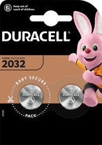 2 Duracell DL/CR 2032 knoopcel batterijen