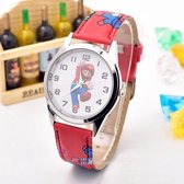 Super Mario - Kinderhorloge - Mario - Horloge - Mario Kart - Mario Speelgoed - Rode Horlogeband