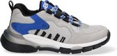 Braqeez 421470-183 Jongens Lage Sneakers - Grijs - Nubuck - Veters