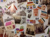 Gebouwen Landschap Sticker Pack - 50 Stickers - Laptop Stickers - Bullet Journal Stickers - Telefoon Stickers - Gebouw - Landschap - Eiffeltoren - Taj Mahal - Colloseum - Pyramides
