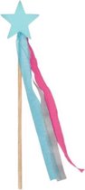 Moses Toverstafje Junior 32,5 X 7 Cm Hout Blauw