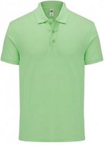 Fruit Of The Loom Heren Iconisch Piqué Poloshirt (Neo Mint)