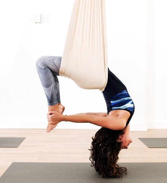 Zen Aerial Yoga Hammock Silk - lente kleur Hangmat - eco gradient design  sport yoga... | bol.com