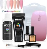 Polygel set, Polygel kit, Polygel starterset, Polygel, Gellak starterset, polygel, Polygel kit , UV LED Lamp - 30 ml - Nagelverlenging - Nagelversteviging - Manicure Set - Gel nagellak