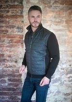 GCM Meantime Vest Zwart/grijs Maat 4XL Kingsize