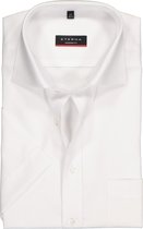 ETERNA modern fit overhemd - korte mouw - poplin heren overhemd - wit - Strijkvrij - Boordmaat: 43