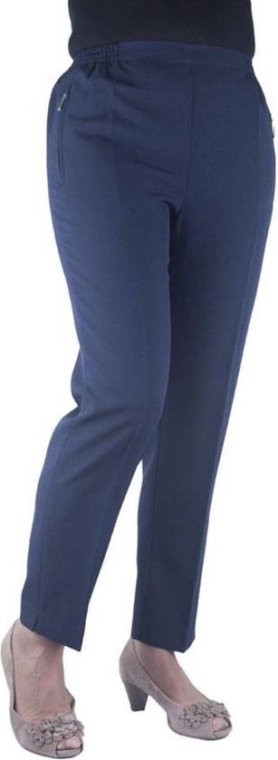 Alica Comfort pantalon (dames) terlenka marine 38 | bol.com