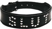 Lederen Halsband Met 'Slut' Studs Design - BDSM - Bondage - Zwart - Discreet verpakt en bezorgd