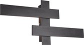 LED Wandlamp - Wandverlichting - Torna Balfy - 20W - Warm Wit 3000K - Rechthoek - Mat Zwart - Aluminium