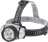 LED Hoofdlamp - Igia Hitro - Waterdicht - 50 Meter - Kantelbaar - 1 LED - 1.8W - Zilver | Vervangt 13W