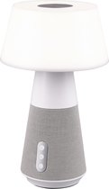 LED Tafellamp - Torna DeeJay - 4W - Aanpasbare Kleur - Rond - Mat Wit - Kunststof