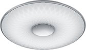 LED Plafondlamp - Torna Laton - 45W - Aanpasbare Kleur - Dimbaar - Afstandsbediening - Nachtlamp - Rond - Mat Wit - Kunststof