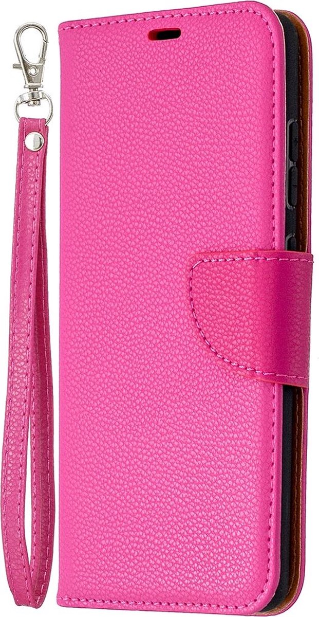 Mobigear Telefoonhoesje geschikt voor Samsung Galaxy S20 FE Hoesje | Mobigear Excellent Bookcase Portemonnee | Pasjeshouder voor 2 Pasjes | Telefoonhoesje voor Pinpas / OV Kaart / Rijbewijs - Magenta