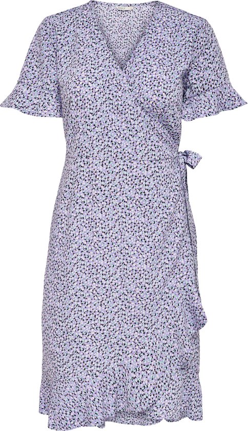 ONLY ONLOLIVIA S/ S WRAP DRESS WVN Ladies Dress - Taille 38
